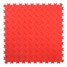 PVC kliktegel diamant rood 500x500x4mm (10 tegels)