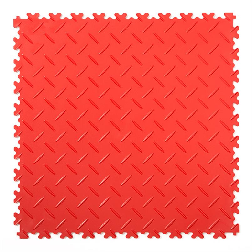 PVC kliktegel diamant rood 500x500x4mm (10 tegels)