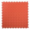 PVC kliktegel diamant terracotta 500x500x4mm (10 tegels)