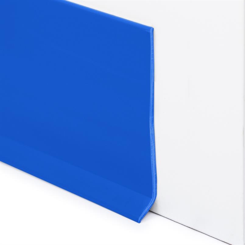 PVC plint blauw 100x2,8mm (L=10m)