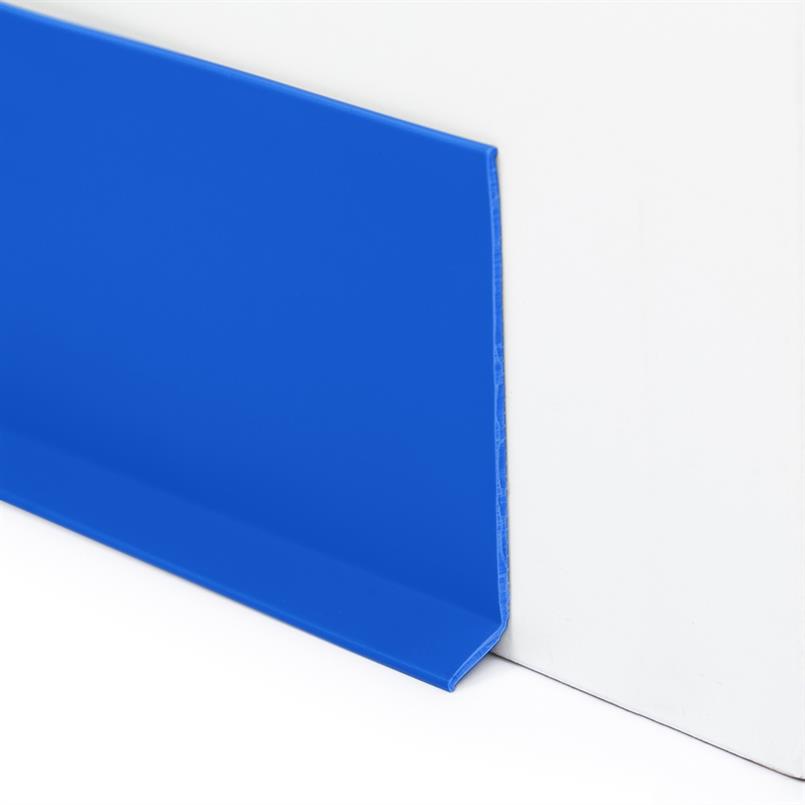 PVC plint blauw 80x1,9mm (L=10m)