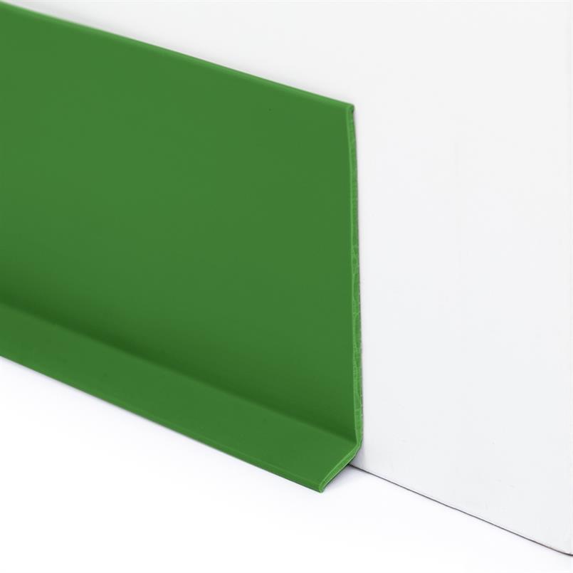 PVC plint groen 80x1,9mm (L=10m)