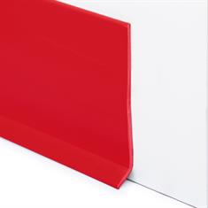 PVC plint rood 100x2,8mm (L=10m)