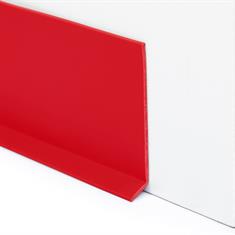 PVC plint rood 80x1,9mm (L=5m)