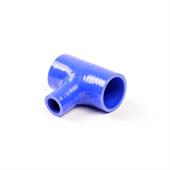 Raccord en T silicone bleu D=25mm