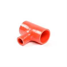 Raccord en T silicone rouge D=25mm