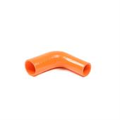 Réducteur silicone coudé 90 degrés orange D=70/60mm