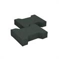 Rubber klinkers donkergroen 20x16,5x4,3cm (10 stuks)