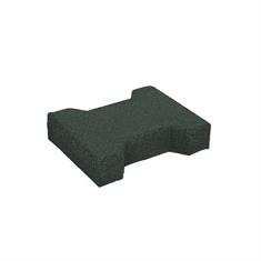 Rubber klinkers donkergroen 20x16,5x4,3cm (10 stuks)