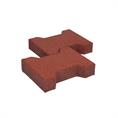 Rubber klinkers rood 20x16,5x4,3cm (10 stuks)