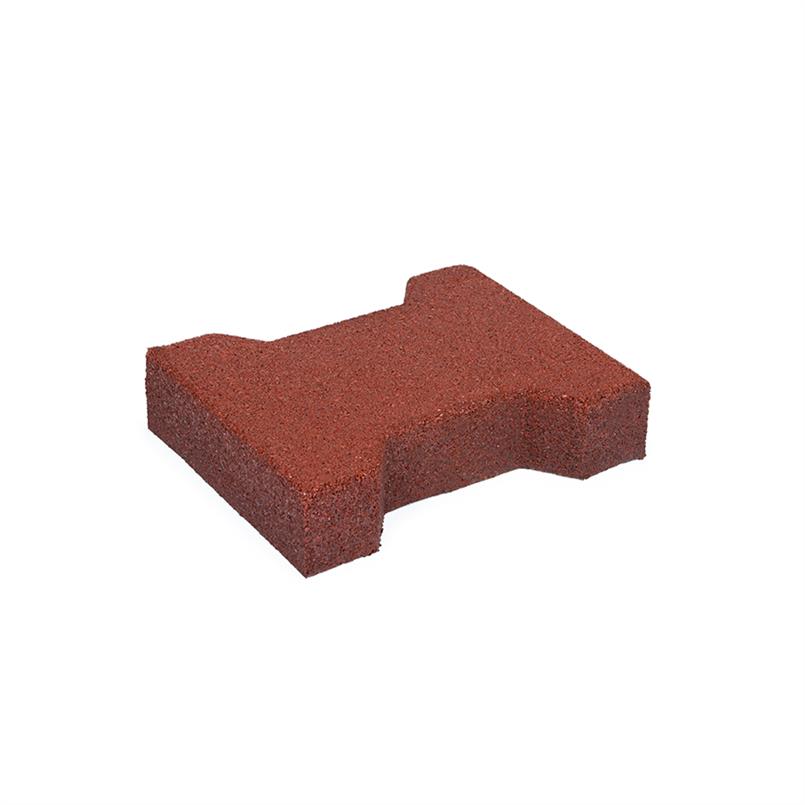 Rubber klinkers rood 20x16,5x4,3cm (10 stuks)