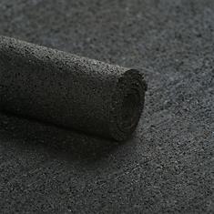Sous couche caoutchouc amortisseur noir 10mm (LxB=10x1m)