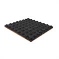 Speelplaatstegel bruin EPDM 50x50x4,5cm (incl.pennen) 4x