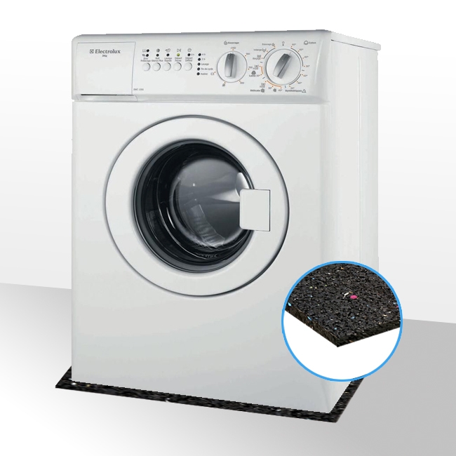 Tapis antivibration pour machine à laver 2000x1250x10mm