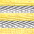 Tapis de grille gris/jaune 500x120cm