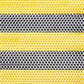 Tapis de grille noir/jaune 500x120cm