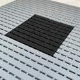 tapis de piscine noir 33x33x1,6cm
