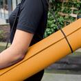 Tapis de yoga orange 1830x610x6mm