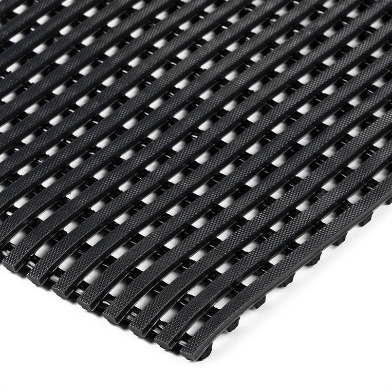 Tapis grille anti-dérapant noir (LxL=10x1m)