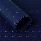 Tapis pastilles bleu foncé 3mm (LxL= 10x1,2m)