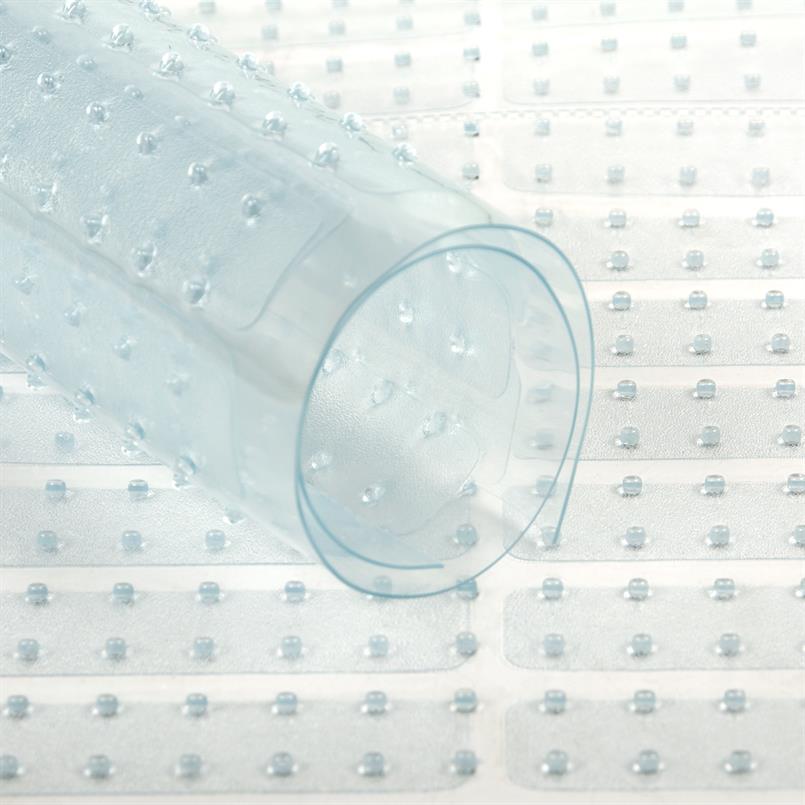 Tapis antidérapant m2, pailleté, transparent, bandes individuelles, 50 x  1000 mm, UV=10 pièces