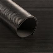 Tapis strié fin noir 3mm (LxL=10x1m)