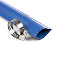 Tuyau d'arrosage plat avec collier de serrage DN=25nm (rol 20 meter)