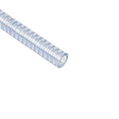 Tuyau d'aspiration FDA transparent DN=13mm avec spirale en acier (L=50m)