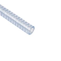 Tuyau d'aspiration FDA transparent DN=19mm avec spirale en acier (L=50m)