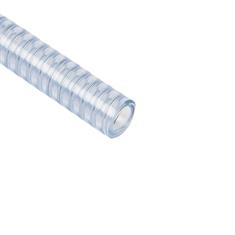 Tuyau d'aspiration FDA transparent DN=25mm avec spirale en acier (L=50m)