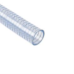 Tuyau d'aspiration FDA transparent DN=32mm avec spirale en acier (L=50m)