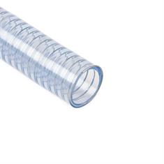 Tuyau d'aspiration FDA transparent DN=45mm avec spirale en acier (L=50m)