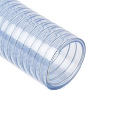 Tuyau d'aspiration FDA transparent DN=76mm avec spirale en acier (L=50m)