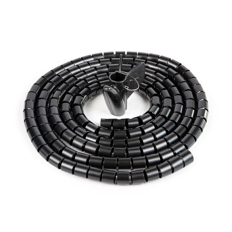 Tuyau protection de cables noir D=10mm L=3000mm